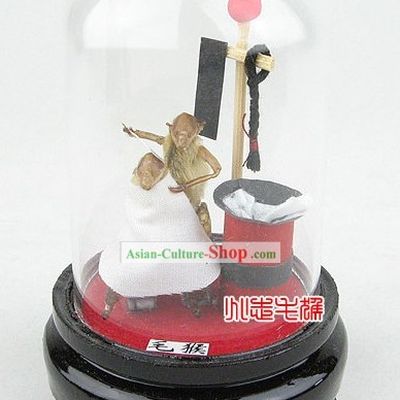 Handmade Chinese Hairy Monkey Maohou Arts 6 Sets
