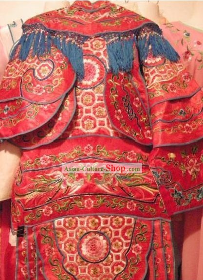 Hand Embroidered and Made Traditional Chinese Ancient Armour for Women