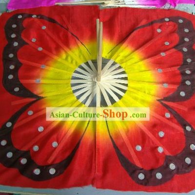 Traditional Handmade Butterfly Fan Pair