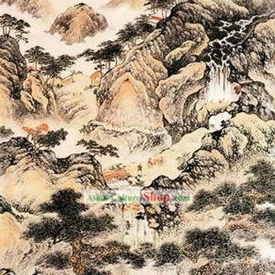 Chinese Film and Stage Performance and Photo Studio Traditional Painting Prop - Landscape