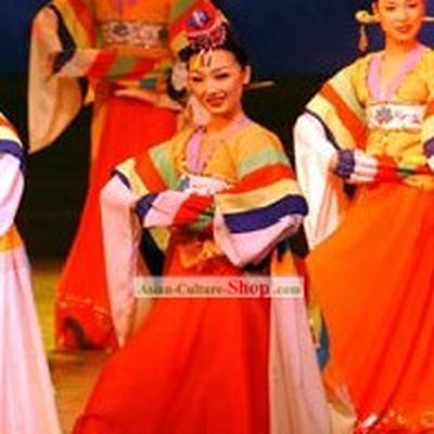 Traditional Korean Dance Costumes Complete Set