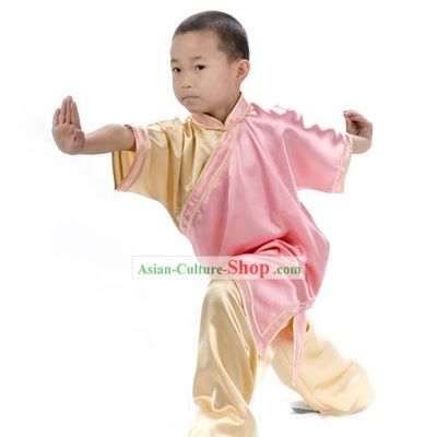 Chinese Professional Martial Arts Tai Chi Uniform Complete Set for Children