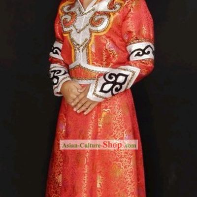China Minority Traditional Dance Clothing and Hat Complete Set