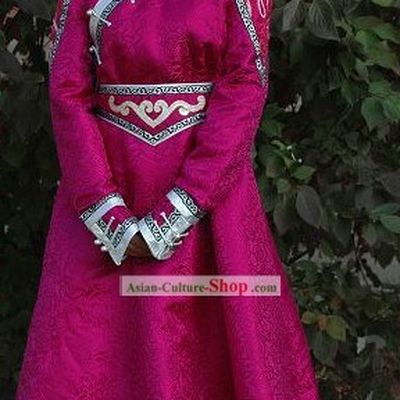 Mongolia Traditional Handmade Long Costume