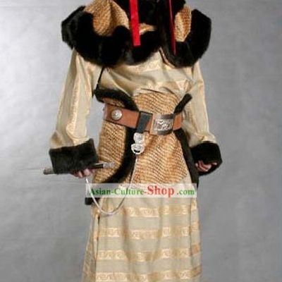 China Minority Traditional Clothing and Hat Complete Set