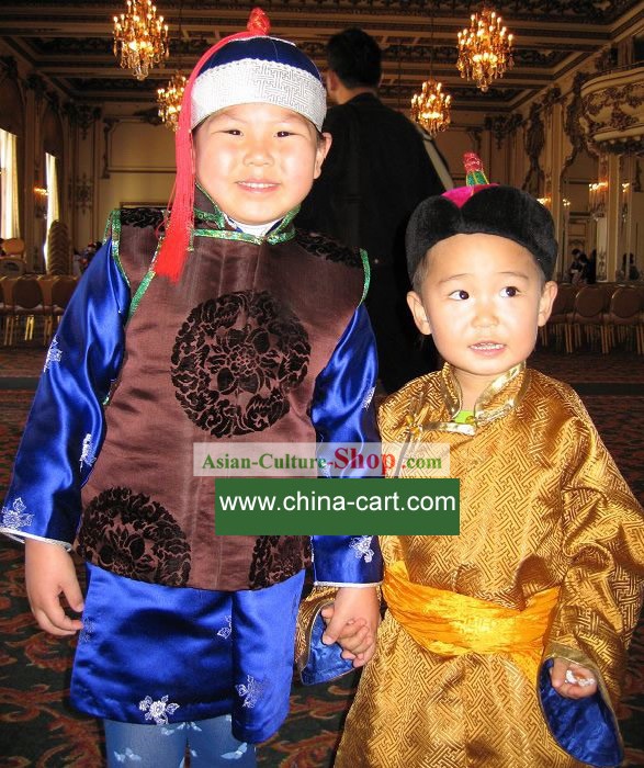 Custom China Minority Dress and Hair Decoration for Children