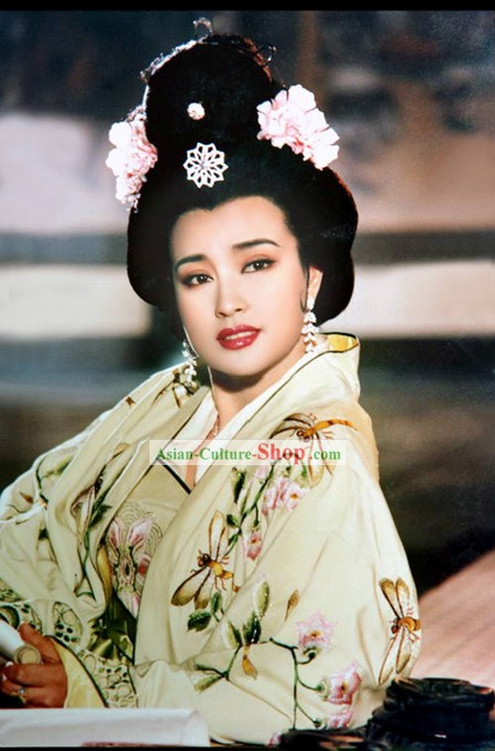 Classical Tang Dynasty Wig and Hair Piece for Women