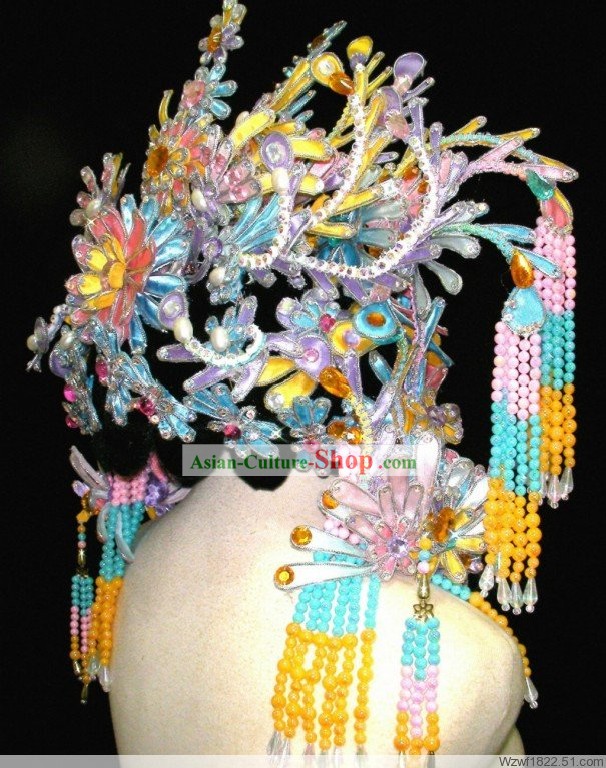 Professiona Beijing Opera Ancient Costume Hair Decoration Set