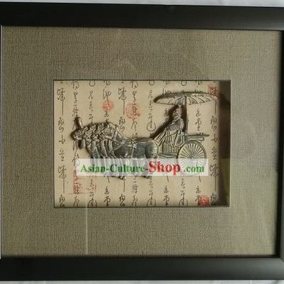 Chinese Xian Terra-cotta Figures Carriage Ornament