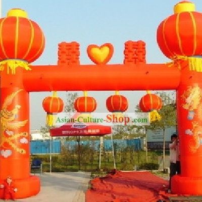 Happy Chinese Traditional Wedding Celebration Inflatable Set