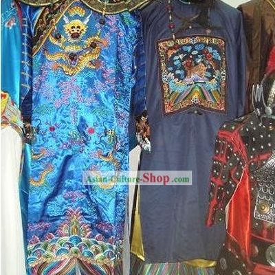 Chinese Movie Vampire Dress Costumes and Hat for Halloween
