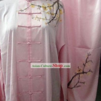 Chinese Silk Embroidery Wushu Dress Martial Arts Clothing