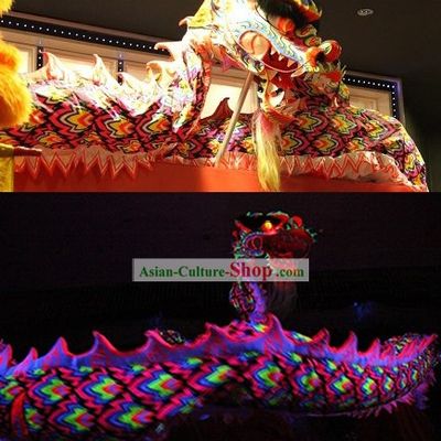 Glow in Dark Fluorescent Lumionous Dragon Dance Costume Complete Set