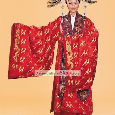 Ancient Palace Empress Wedding Costumes Complete Set