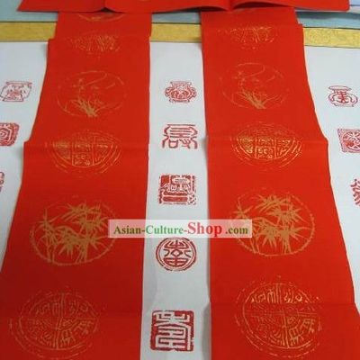 Traditional Chinese Couplets Red Color Paper