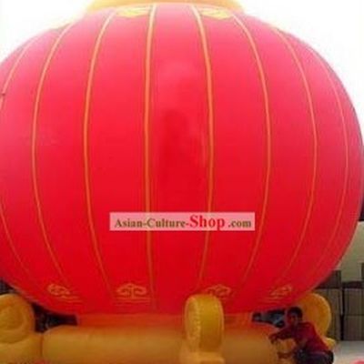 138 Inch Large Inflatable Red Palace Lantern