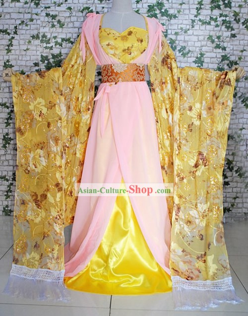Ancient China Princess Costumes and Headdress Set