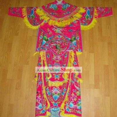Chinese Beijing Opera Women Da Kao Armor Costume Complete Set