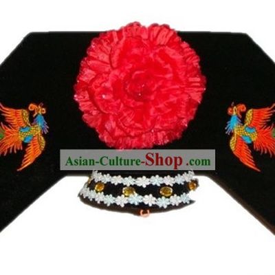 Qing Dynasty Chinese Princess Hat Manchu Hat