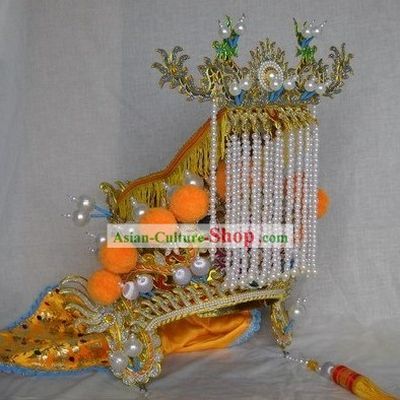 Chinese Ancient Jade Emperor Hat