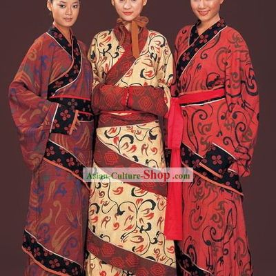 Ancient Chinese Han Mandarin Qu Ju Clothing
