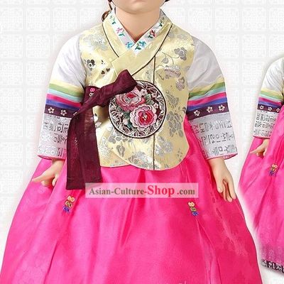 Ancient Korean Hanbok Dress for Girls