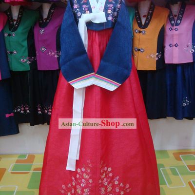 Korean Classical Mother Hanbok Wedding Dress