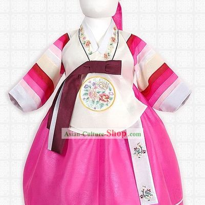 Traditional Korean Baby Birthday Hanbok Set