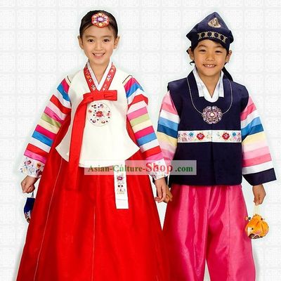 Traditional Korean Children Hanbok 2 Sets