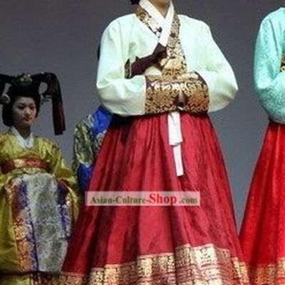 Ancient Korean Palace Hanbok Costume Complete Set