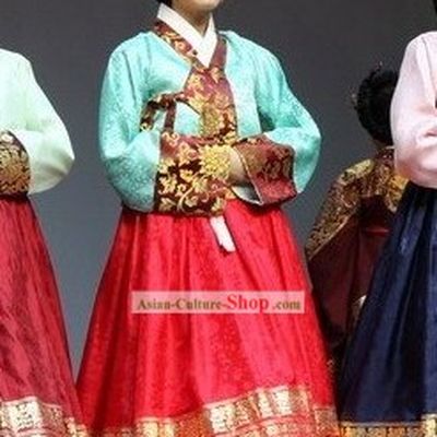 Ancient Korean Palace Hanbok Dress Complete Set