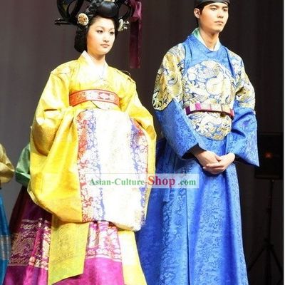 Ancient Korean Emperor and Empress Costumes