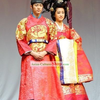 Ancient Korean Emperor and Empress Costumes