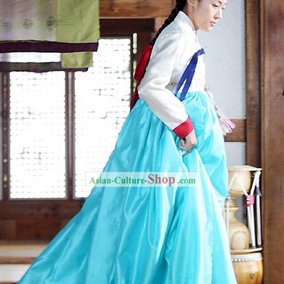 Traditional Korean Hanbok Costume Complete Set for Women