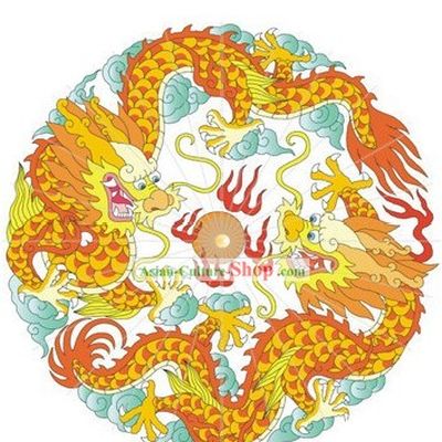 Chinese Wedding Dragon and Phoenix Umbrella