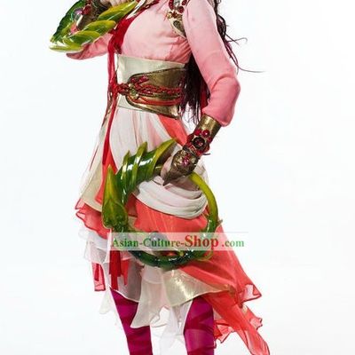 Ancient Chinese Women Kung Fu Costume Set for Cosplay