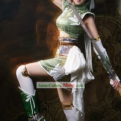 Ancient Chinese Solider Cosplay Costume Set