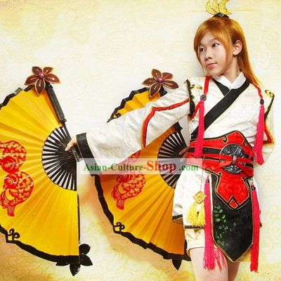 Ancient Chinese Fighter Cosplay Costume Set