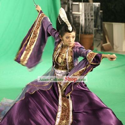 Legend of Sword and Fairy Ancient Chinese Swordswoman Costume Complete Set