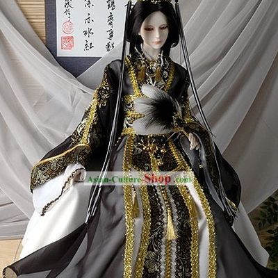 Ancient Chinese Emperor Cosplay Costume Complete Set