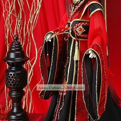 Ancient Chinese Emperor Cosplay Costume Complete Set