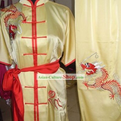 Chinese Traditional Wushu Uniform and Belt