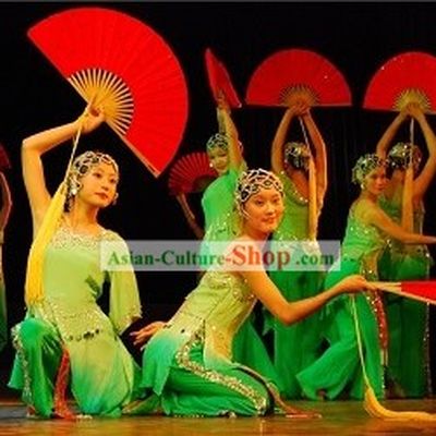 Chinese Traditional Drama Spirit Dance Costume Complete Set