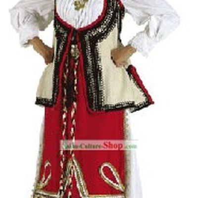 Levadia Female Traditional Greek Dance Costume
