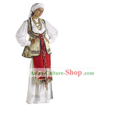 Roumeli Female Traditional Dance Costume