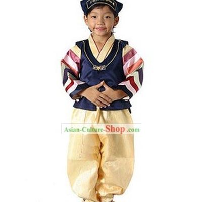 Traditional Korean Hanbok Garment Complete Set for Children