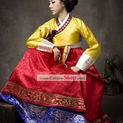 Traditional Korean Garment Hanbok Complete Set