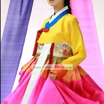 Traditional Korean Hanbok National Dress Set
