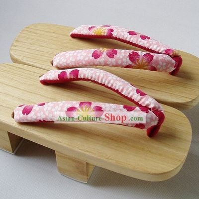 Traditional Japanese Kimono Geta Set for Women
