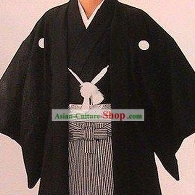 Traditional Japanese Male Kimono Complete Set